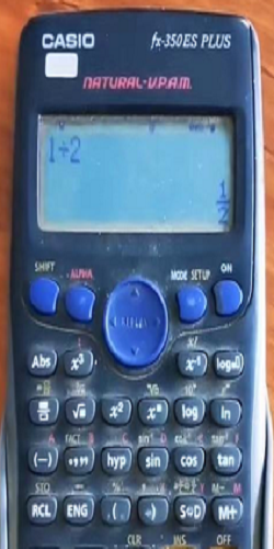 Casio计算器设置（显示方式：分数和小数转换）