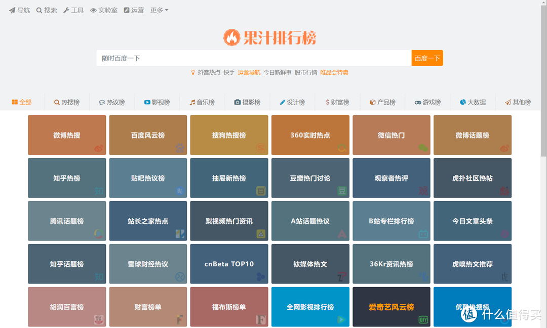 网站推荐 篇二十八：一站在手知晓天下事！我要吹爆这6个优质全网热榜综合类网站_软件应用_好用的网站资源分享