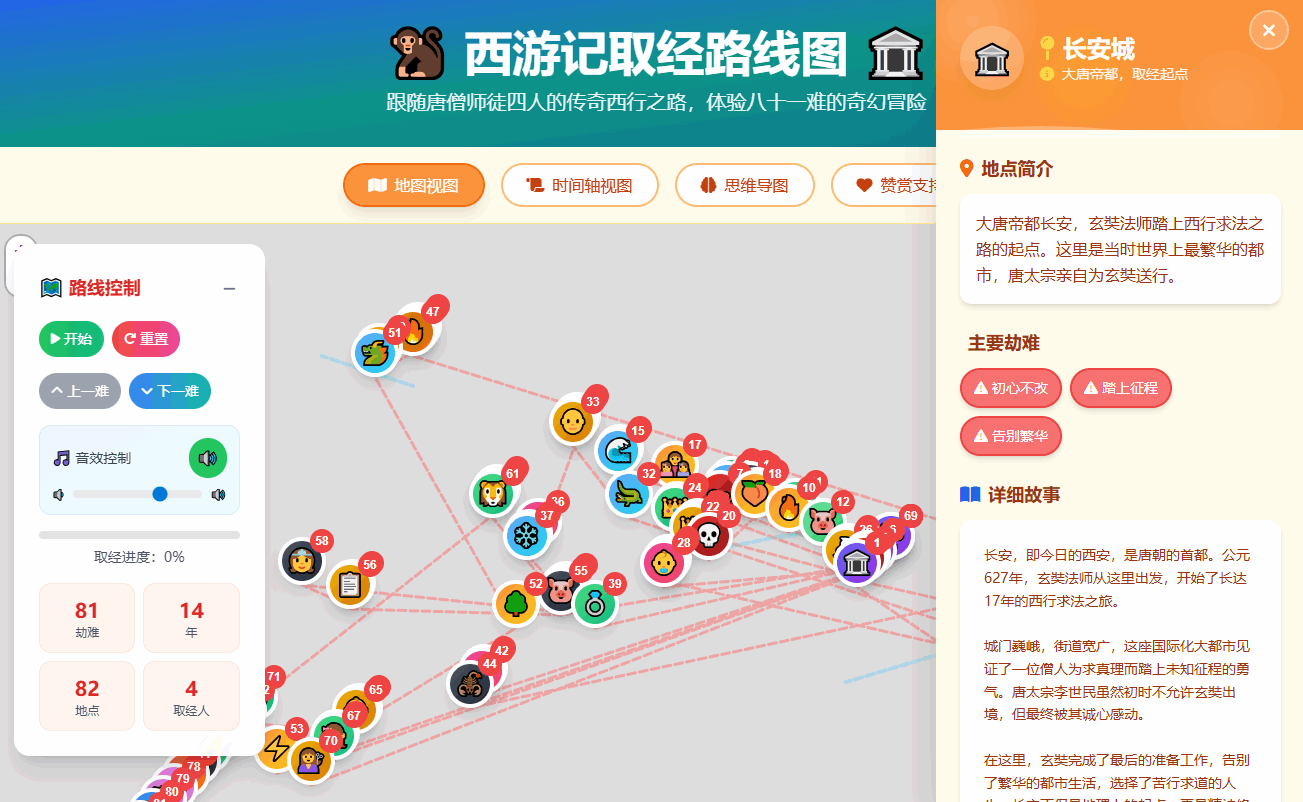 西游记取经路线图
